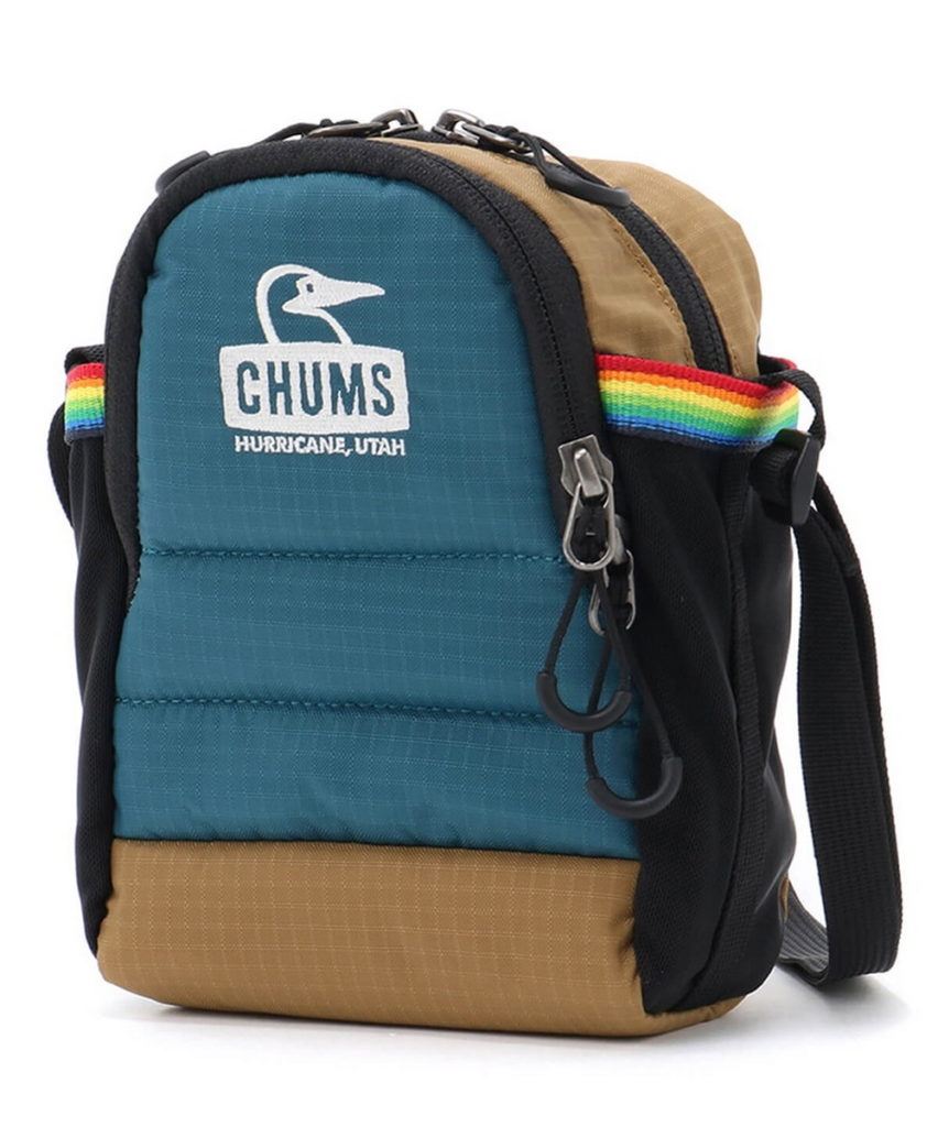 CHUMS Spring Dale Padded Shoulder Pouch側背包 藍棕 $1,080