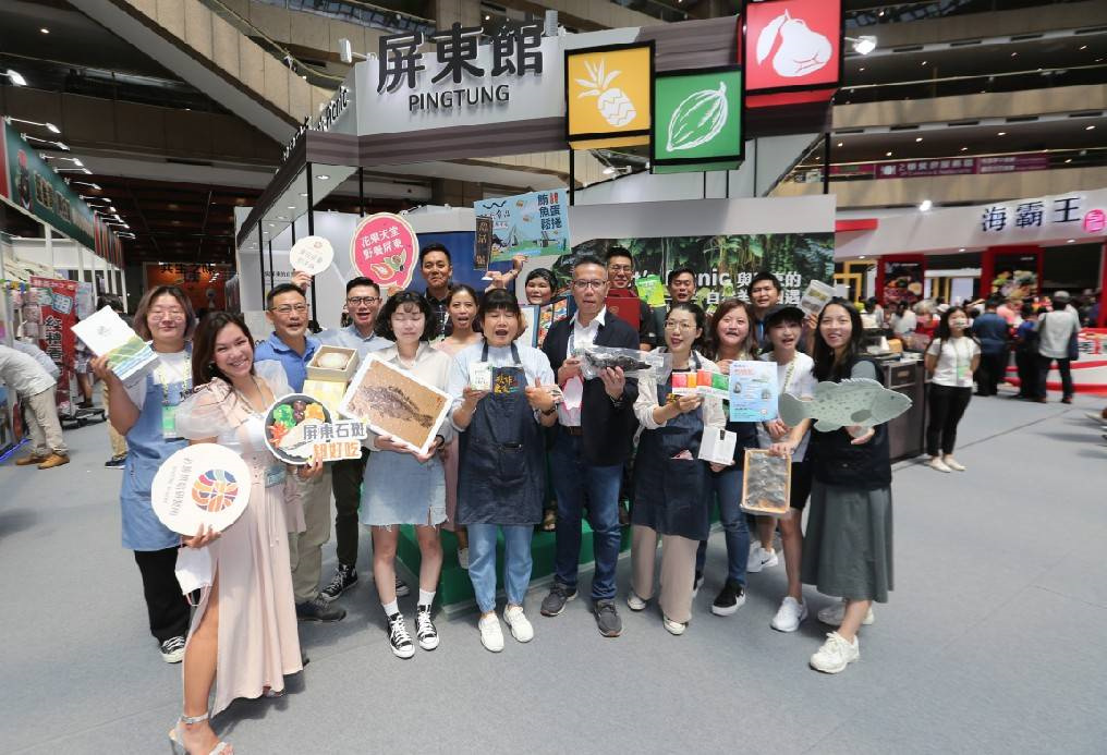 ▲屏東館展出以「花果天堂 野餐屏東」為主題。(圖/屏東縣政府交通旅遊處提供)