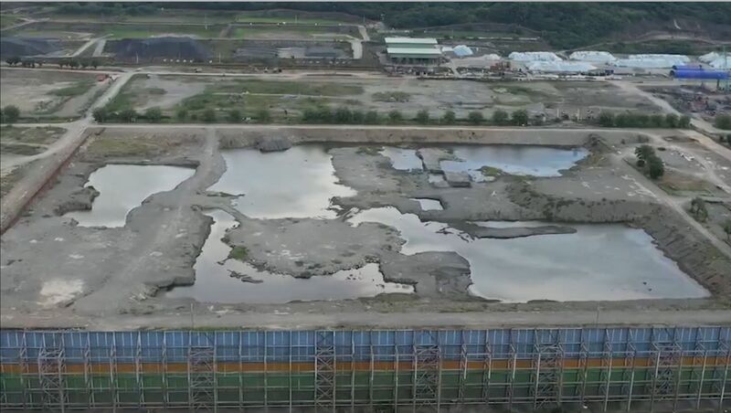 漾新聞|拍攝影片土地上還嚴重積水 抨擊「邁邁最87的動土典禮」