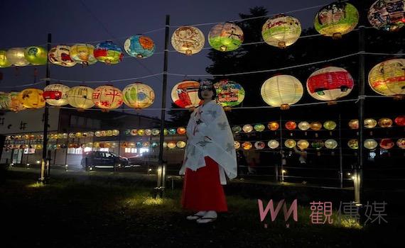 南市消防彩繪燈籠在日本赤城山夏日祭典展出