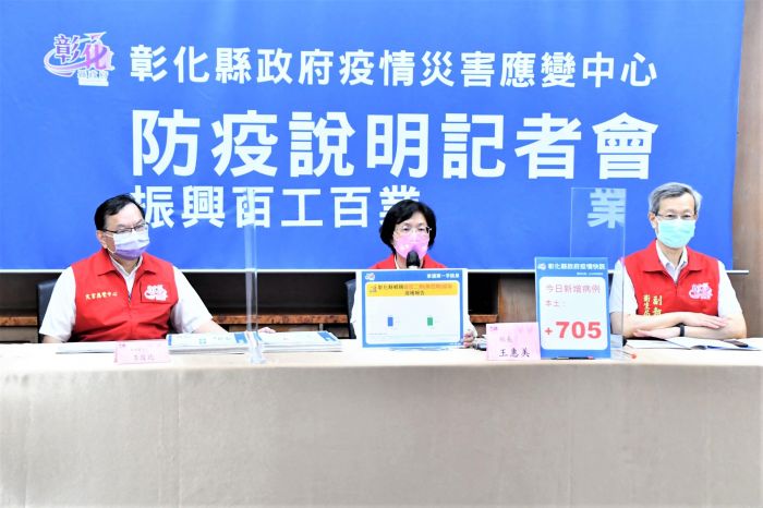 彰化縣新冠確診數緩降 王惠美：往好的情況發展