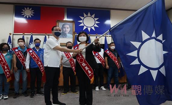 國民黨雲林五合一參選介紹會    黨主席朱立倫出席授予黨旗