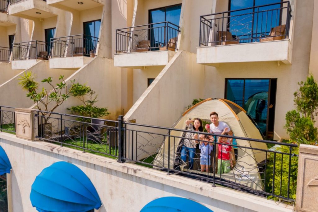 淡水福容_海景露營房(照片提供:福容飯店)