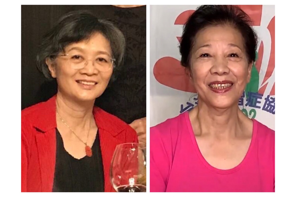 台灣失智症協會舉辦失智安寧論壇 提高簽署ACP比例維護患者權益 54 周貞利(左起)和白婉芝分享自身如何照顧失智症患者 2