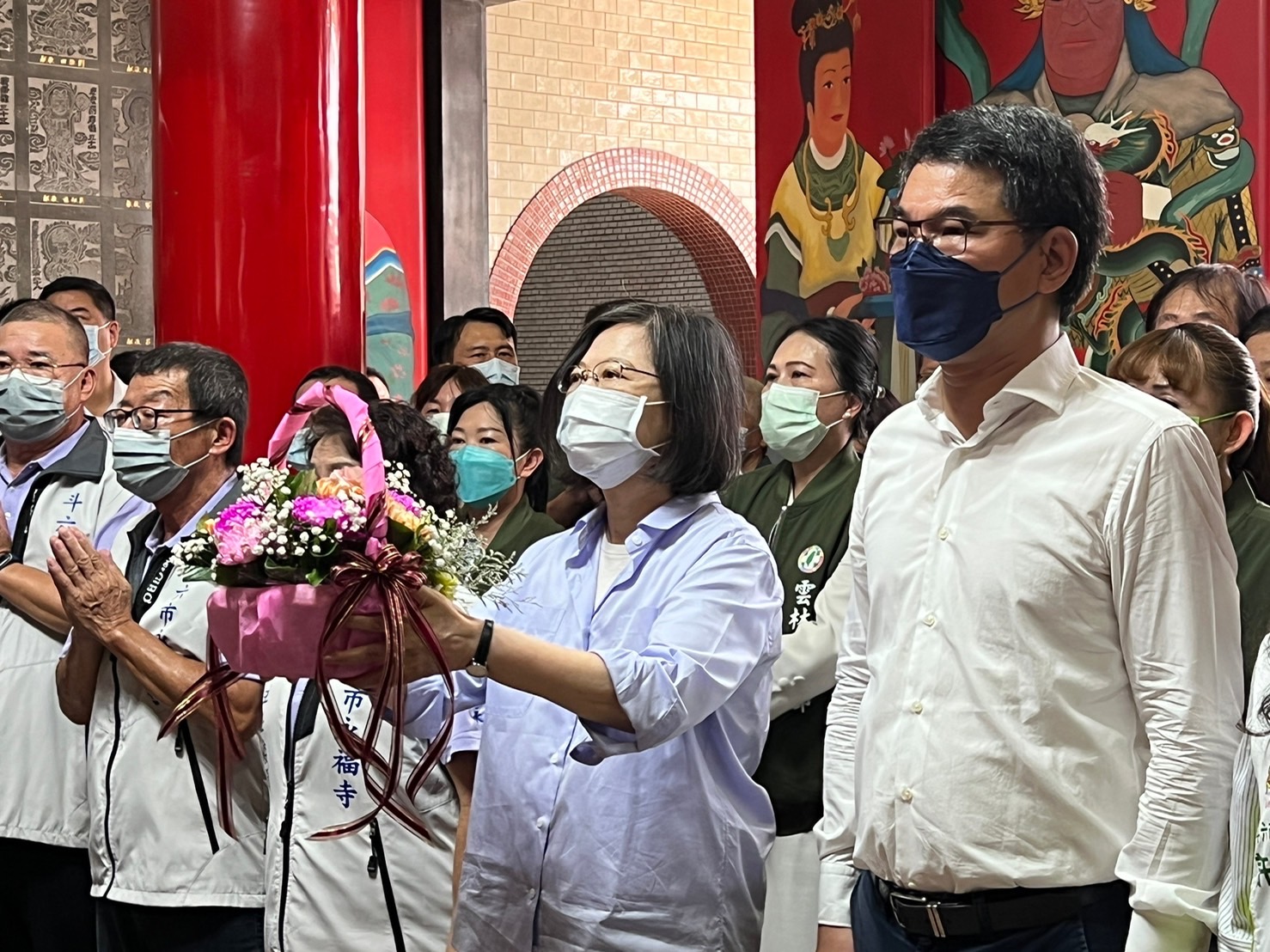 雲林首棟社會住宅動土 蔡英文肯定劉建國:多項建設都有他的影子! 38 S 52535419