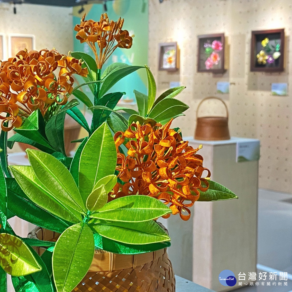 謝玉環藝師於崙坪園區客家工藝館展出作品結合動力裝置展展現當代藝術生動活力。<br /><br /> 