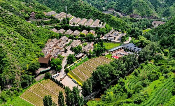 中國山西省大同市靈丘縣車河有機社區。(圖片由賈存彪拍攝) 中國山西省大同市靈丘縣車河有機社區。(圖片由賈存彪拍攝)