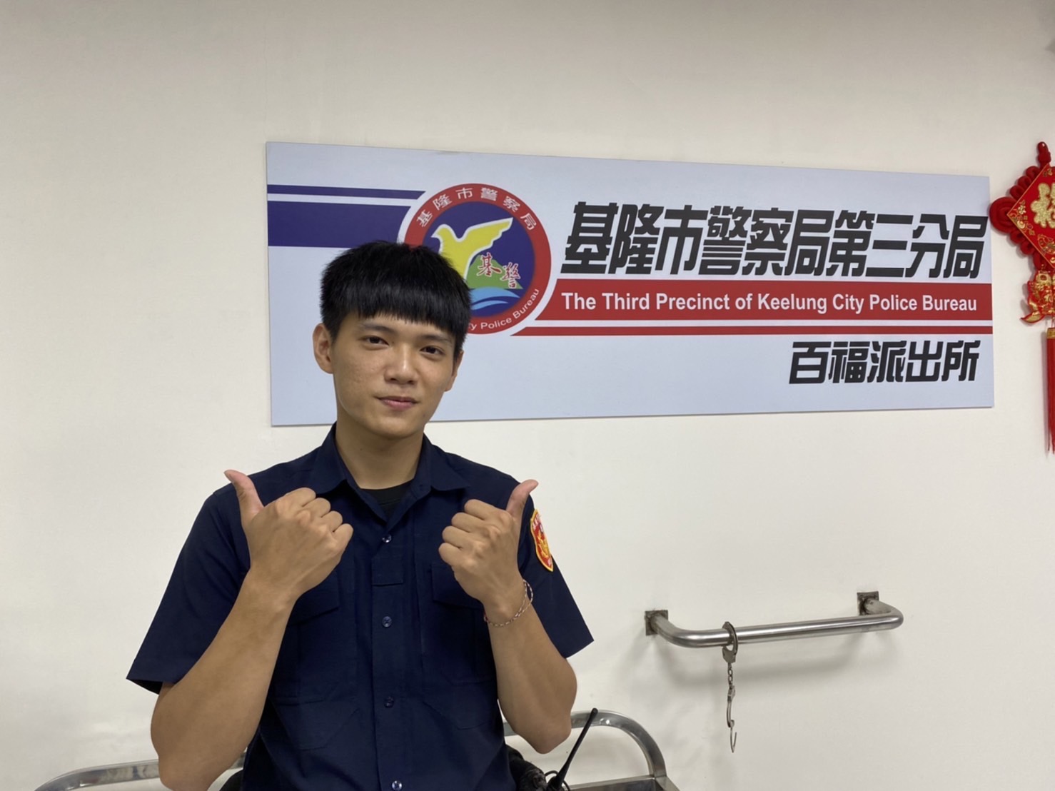 圖：百福派出所員警卓宇軒。