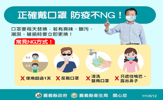 嘉義市12日新增214例確診 市府提醒接種疫苗提升免疫力