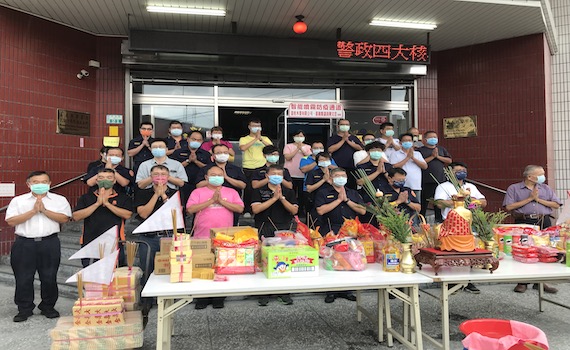 為治安平穩、交通順暢與疫情趨緩 嘉民雄警分局辦普渡