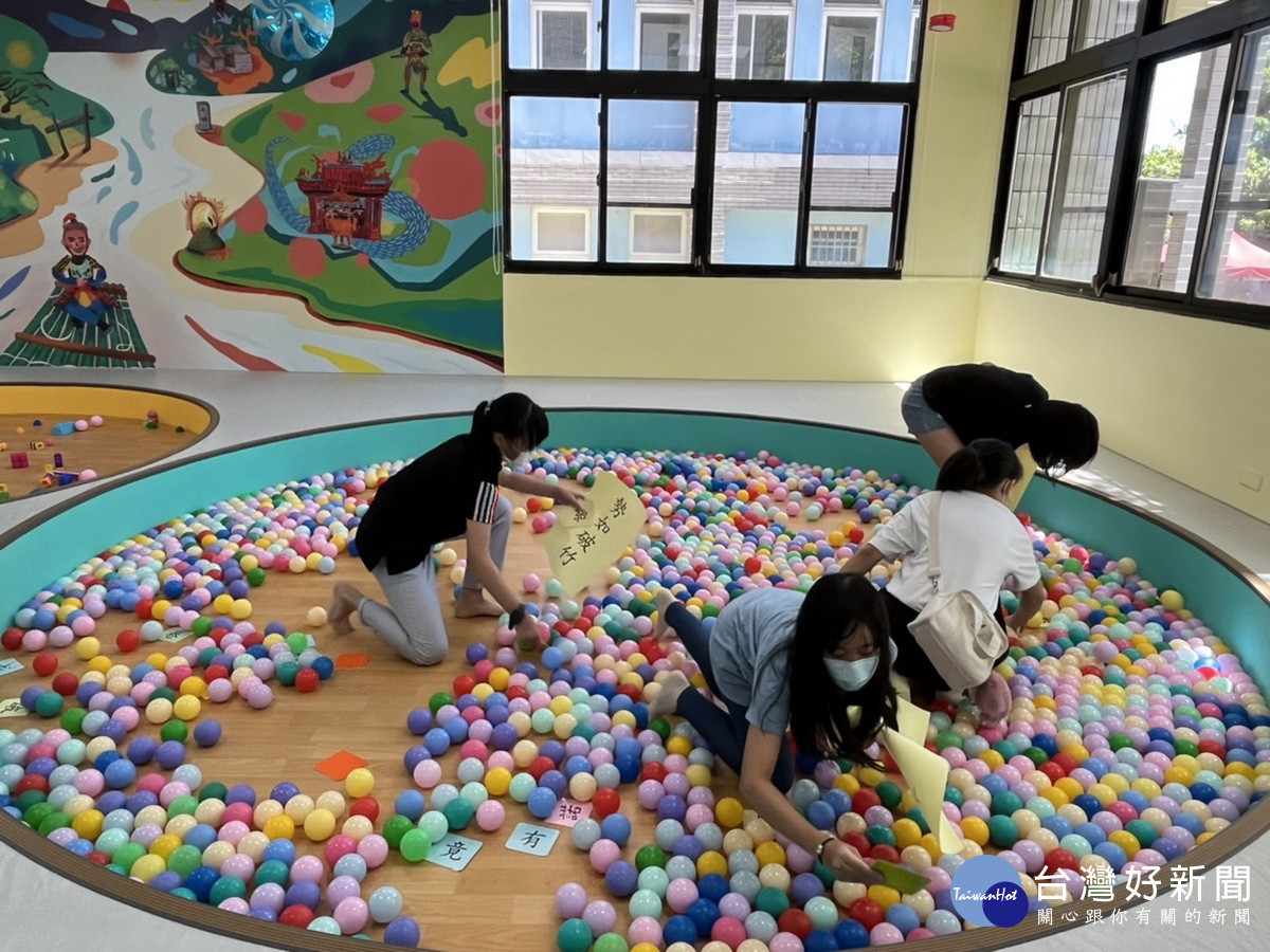 學童在此遊玩超開心。(竹山公所提供)
