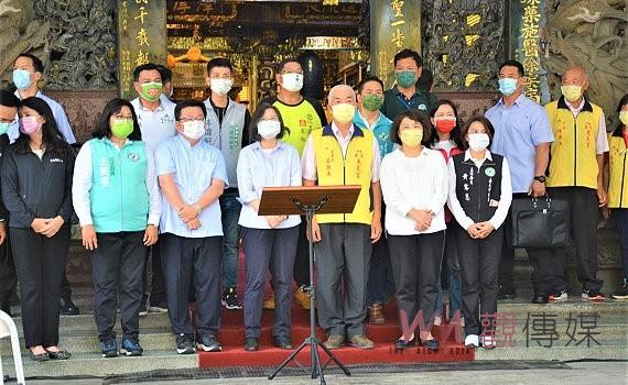 大天宮啟用九龍鑾轎　蔡英文總統親扶聖駕登輦安奉