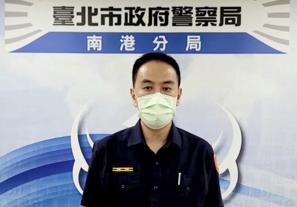 同德派出所所長陳易典說明