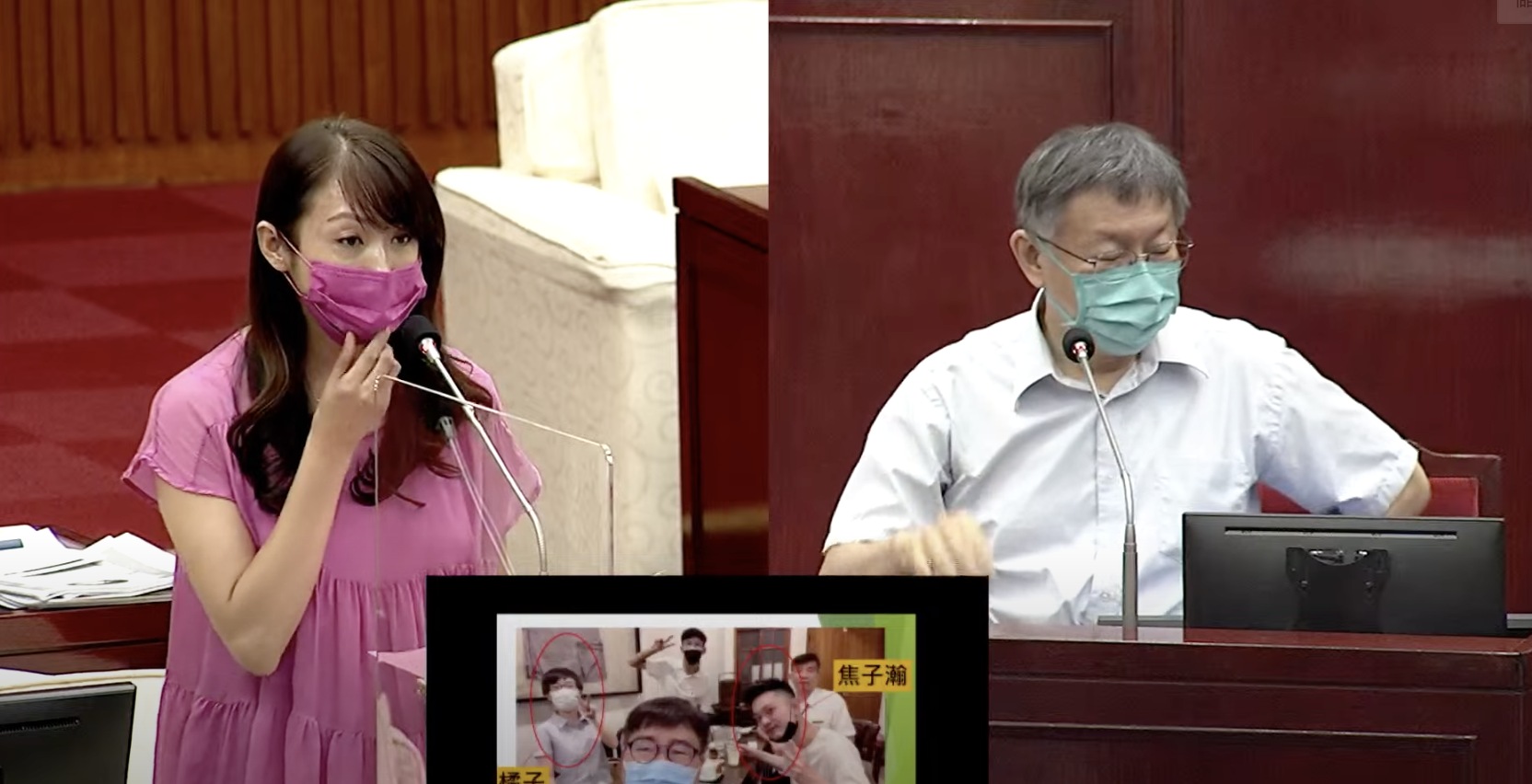 許淑華爆實習生嗆「你知道我爸媽是誰?」柯文哲認錯:這不對 26 台北市議員許淑華、台北市長柯文哲
