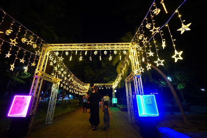 絢爛夏夜/《北投女巫魔法節》裝置燈區 訴說溫泉鄉魔法故事