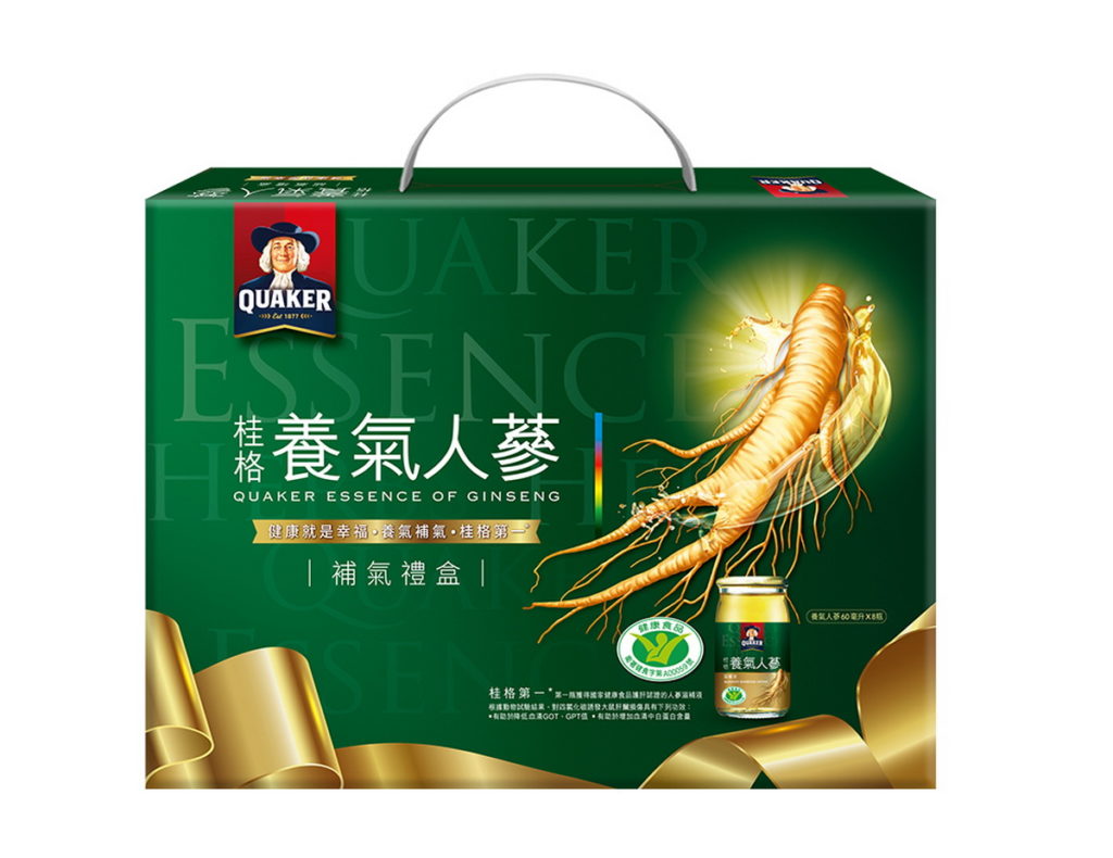 除月餅外,萊爾富《中秋迎禮》預購專刊也規劃適合長輩的養生系禮盒,原價479元的桂格養氣人蔘禮盒 8入,9月6日前優惠價426元。