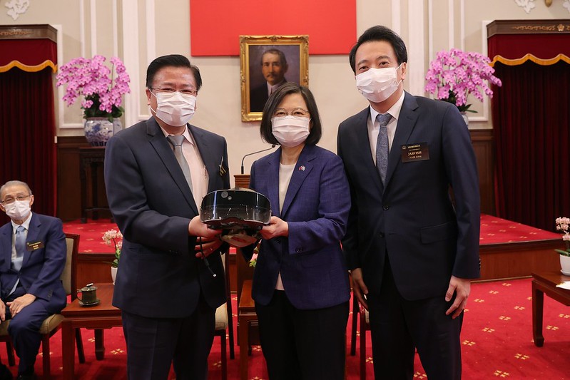 接見品牌金舶獎得主　總統：共同提升臺灣的全球影響力