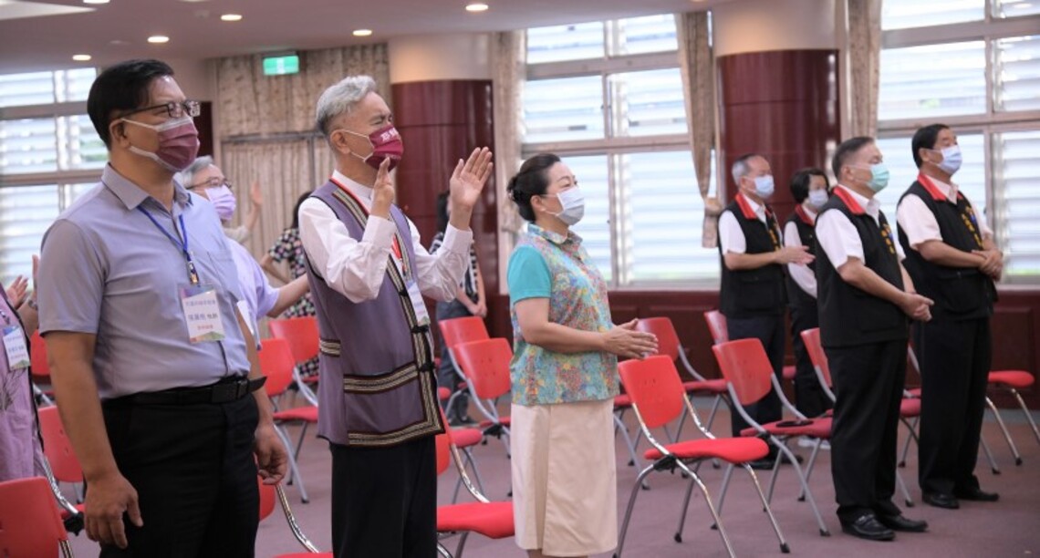 縣府八月份祈禱早餐會 徐榛蔚呼籲鄉親同心支持農友