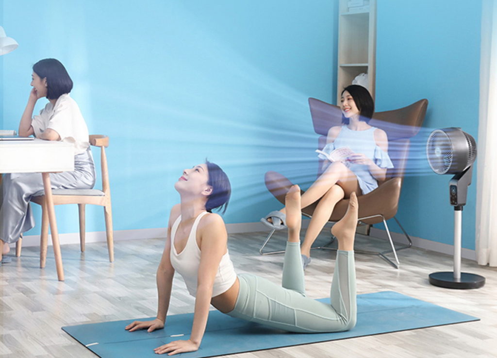 PHILIPS DC立式循環扇採用DC直流變頻、低耗低噪,一整天吹下來也只用了0.72度電