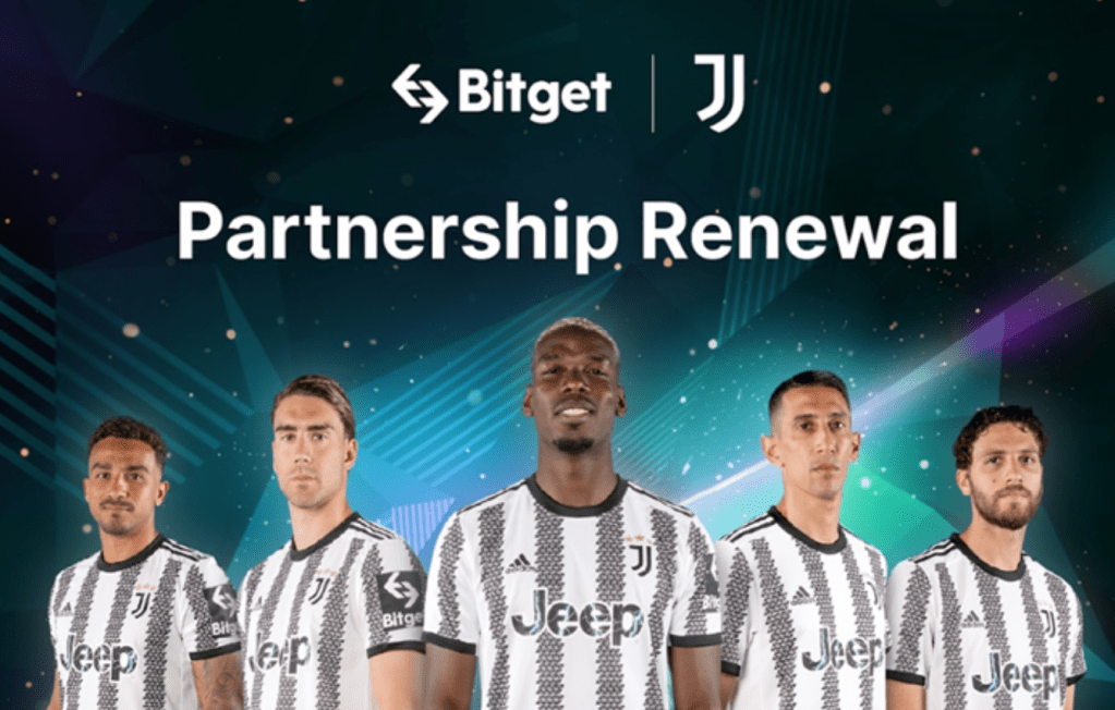 Bitget與尤文圖斯(Juventus)續簽官方合作夥伴關係