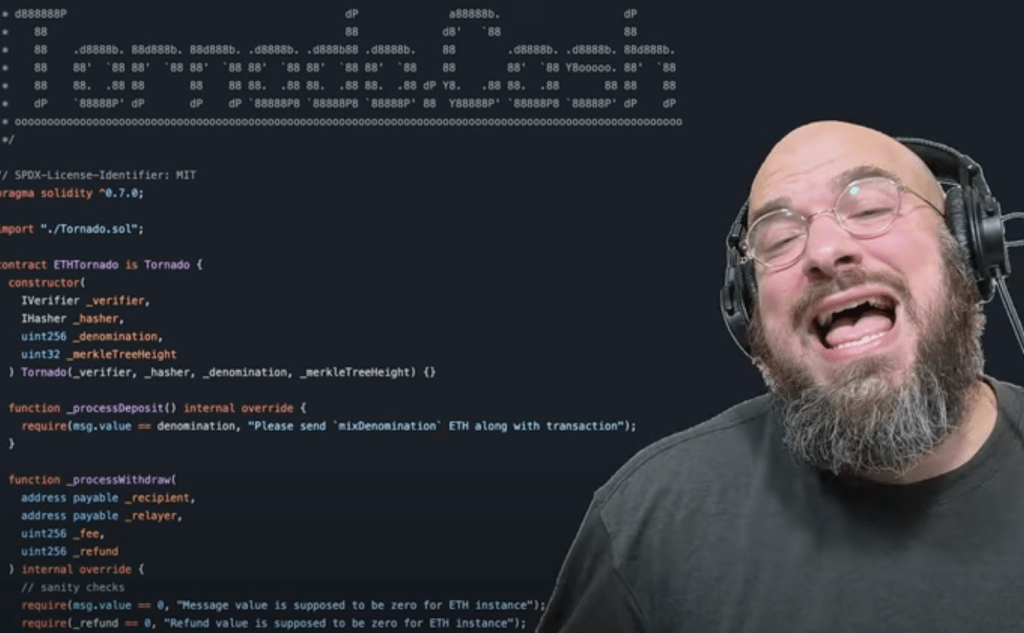 寫代碼犯法,用唱的可以嗎?YouTuber唱出Tornado Cash代碼:《這首歌違法》