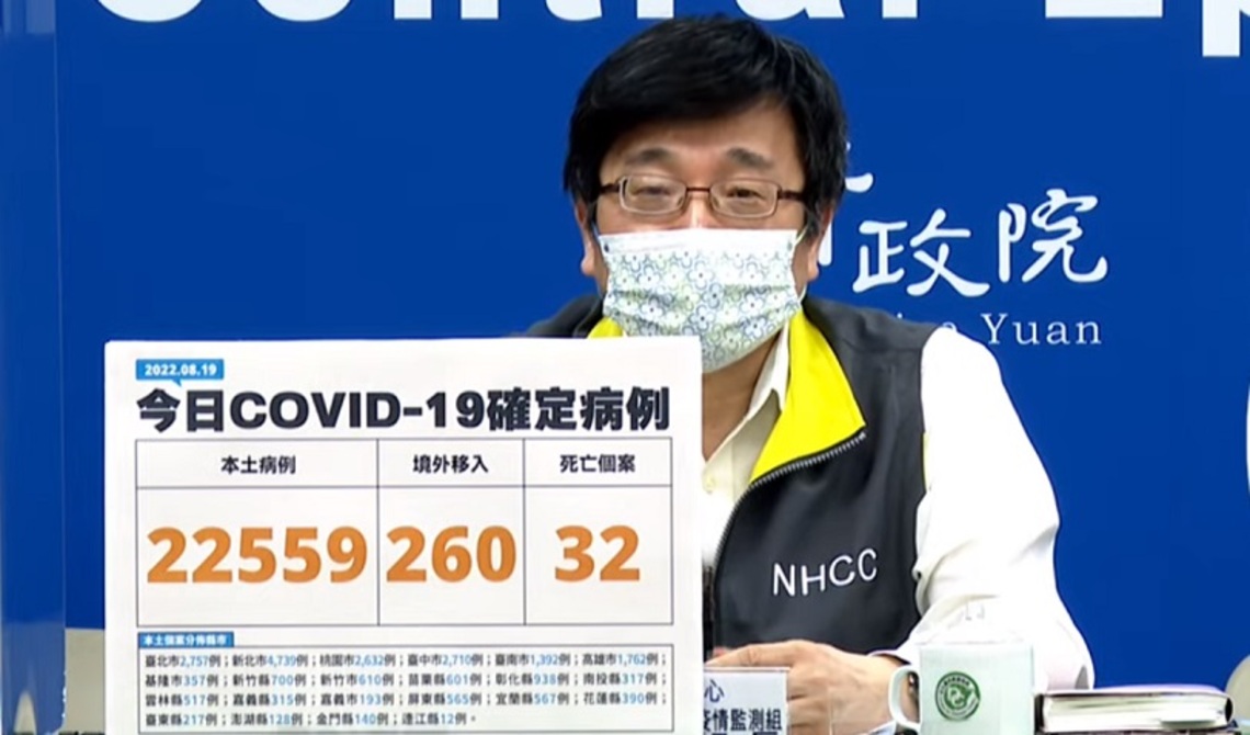 今日新增22559例本土 260例境外 32死