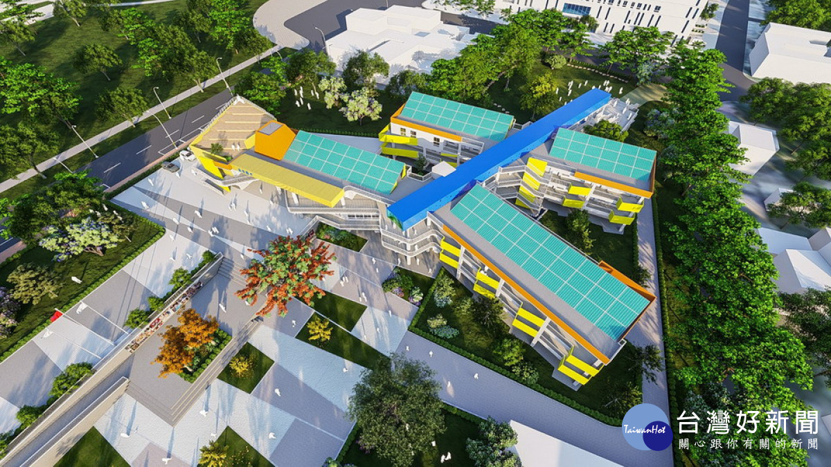▲沙洲上海洋之星的旗津國中獲國家卓越建設獎金質獎。(模擬圖)<br /><br />