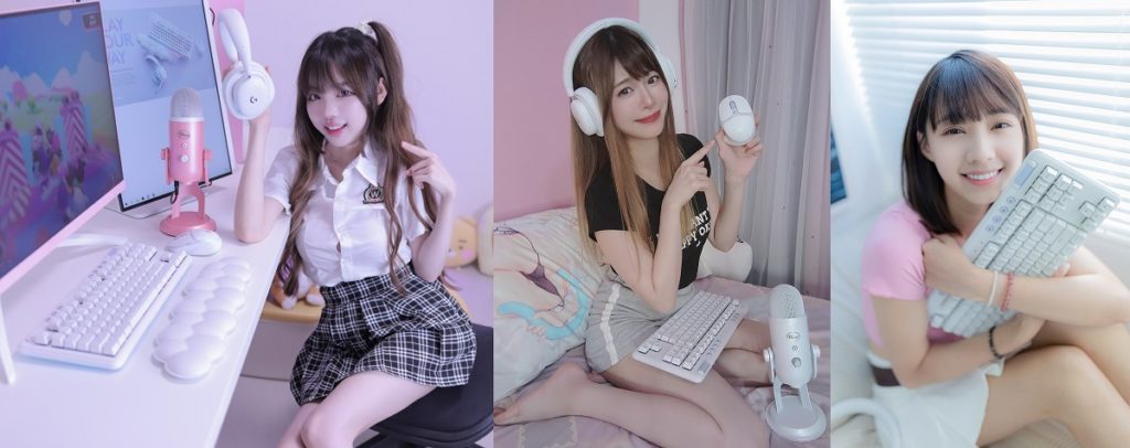 Logitech G「Aurora美型炫光系列」夢幻元素滿滿的全白色系與極光漸層RGB燈效在全球造成狂熱,即日起於全通路正式開始預購。