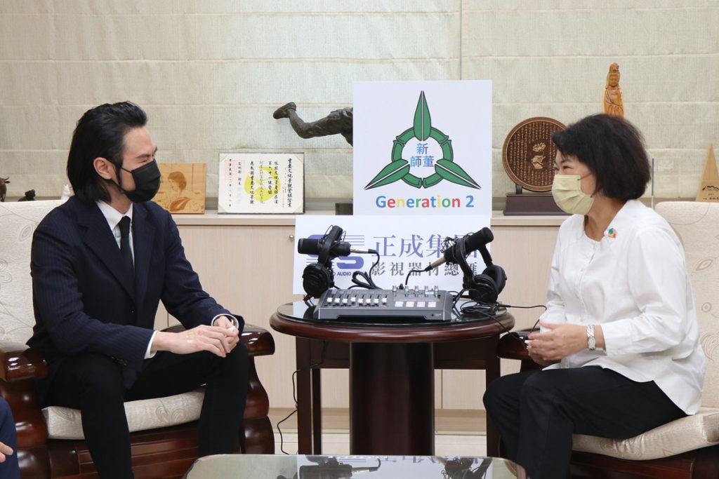 市長與「正成集團」副總經理丘紘豪