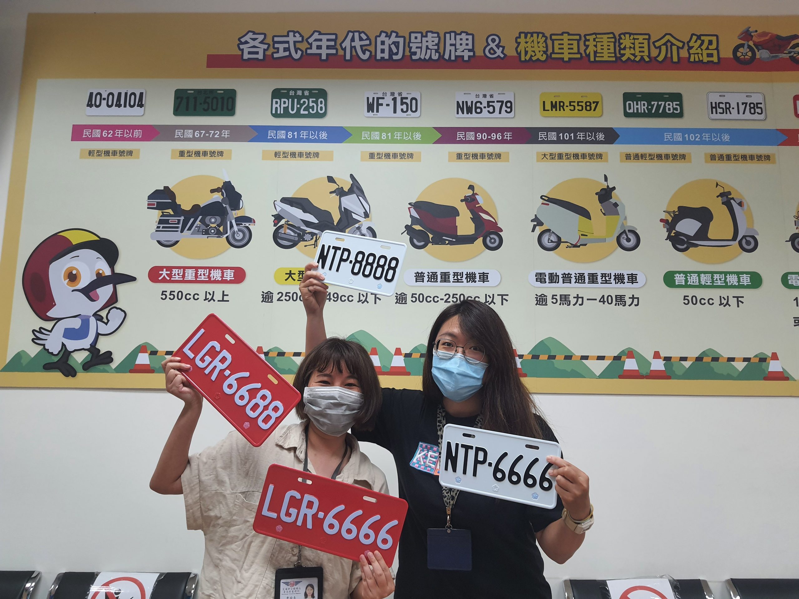 發發發發 蘆洲監理站8/23標售熱門機車號牌