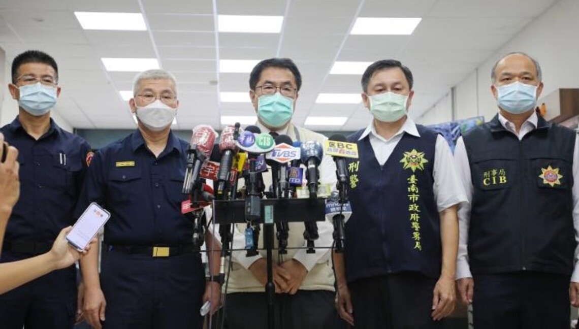黃偉哲感謝警方迅速逮捕嫌犯 告慰兩位殉職的員警在天之靈