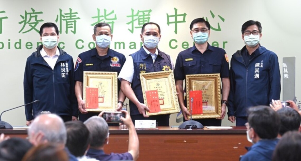 高市警協助揚偵破台南員警遭襲案 陳其邁感謝基層警察同仁全力維護治安