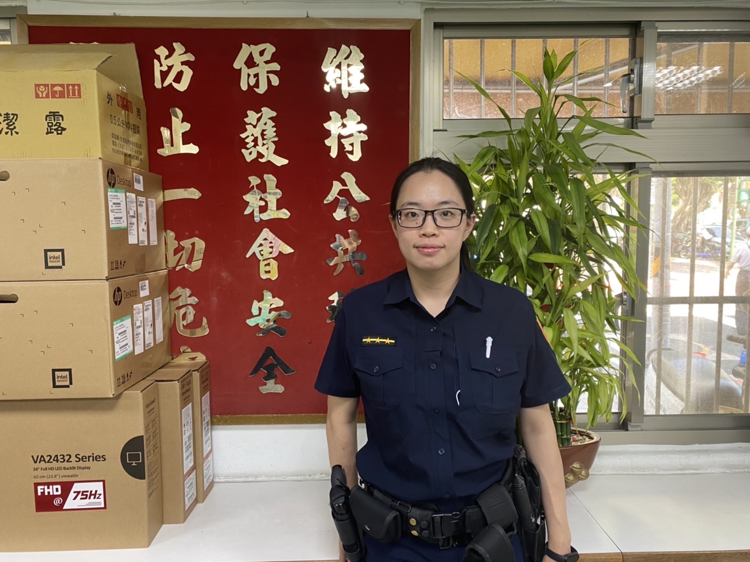 圖:同德派出所暖心員警陳瑜君