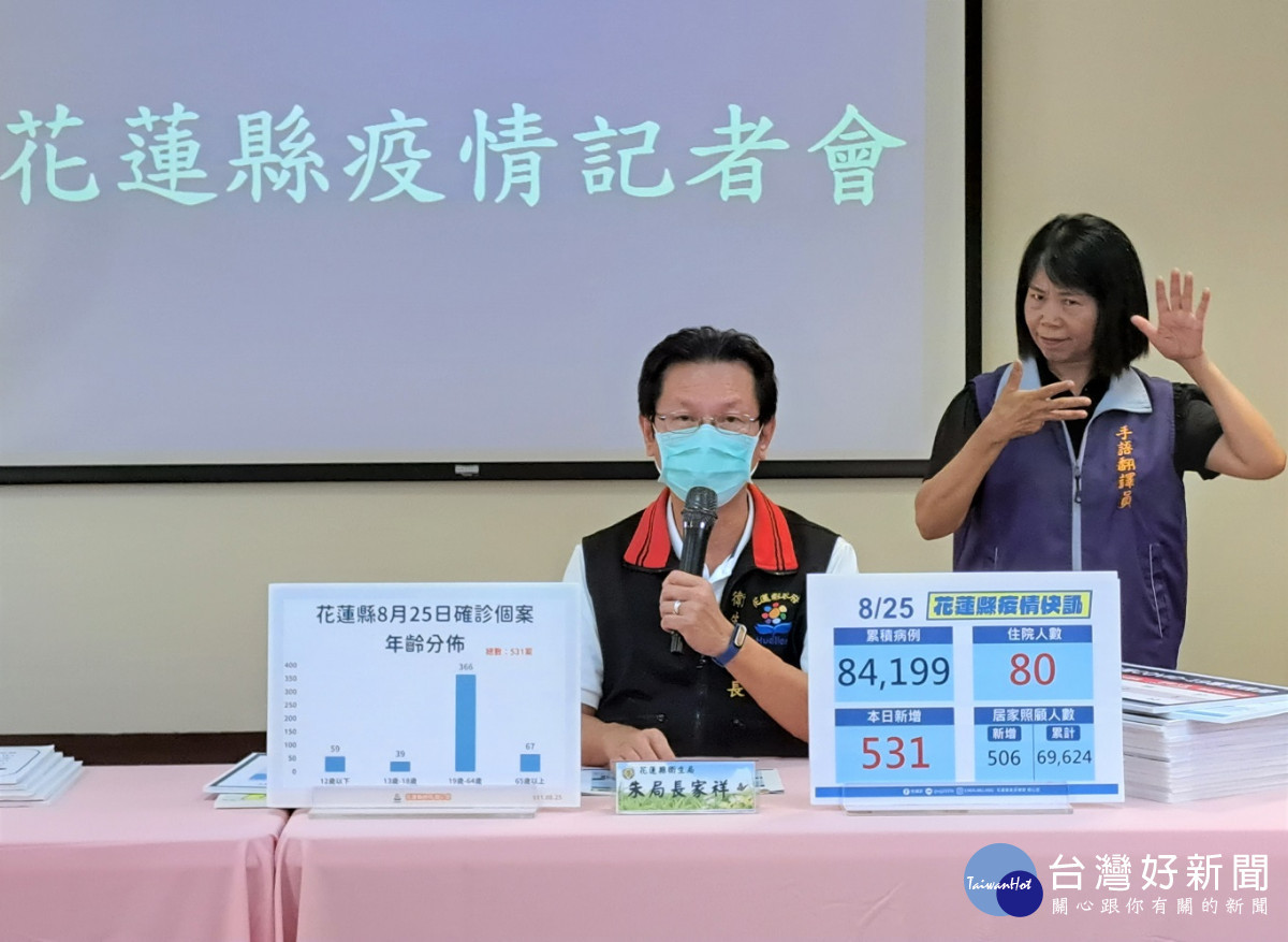 因應疫情回溫　花蓮縣府呼籲家中6個月至4歲嬰兒和學齡兒童接種新冠疫苗