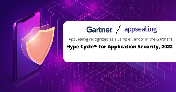 AppSealing recognized as a Sample Vendor in the Gartner® Hype Cycle™ for Application Security, 2022 AppSealing recognized as a Sample Vendor in the Gartner® Hype Cycle™ for Application Security, 2022