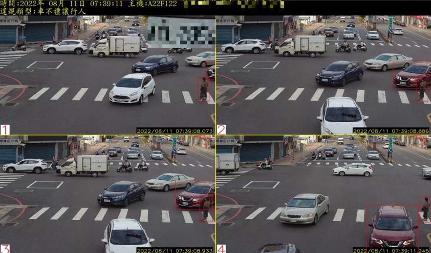▲苗栗路口科技執法於9月1日正式上路,警方提醒民眾遵守交通規則以免受罰 (圖/苗栗縣警察局 提供)