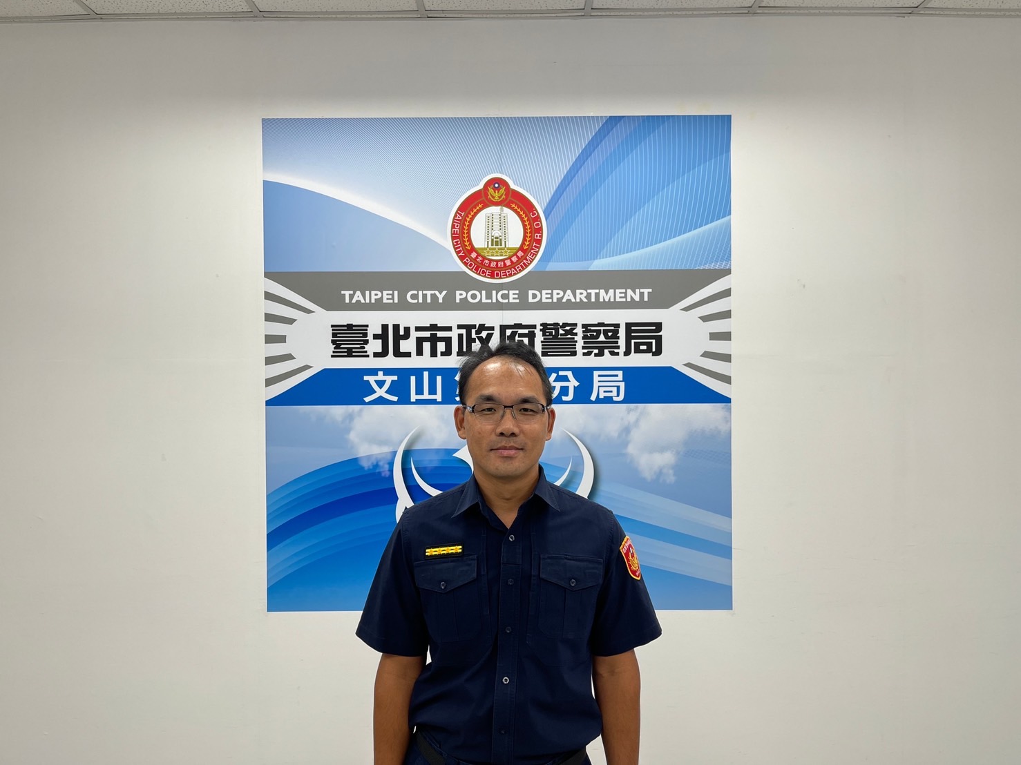 圖:文山第一分局副分局長呂政國說明