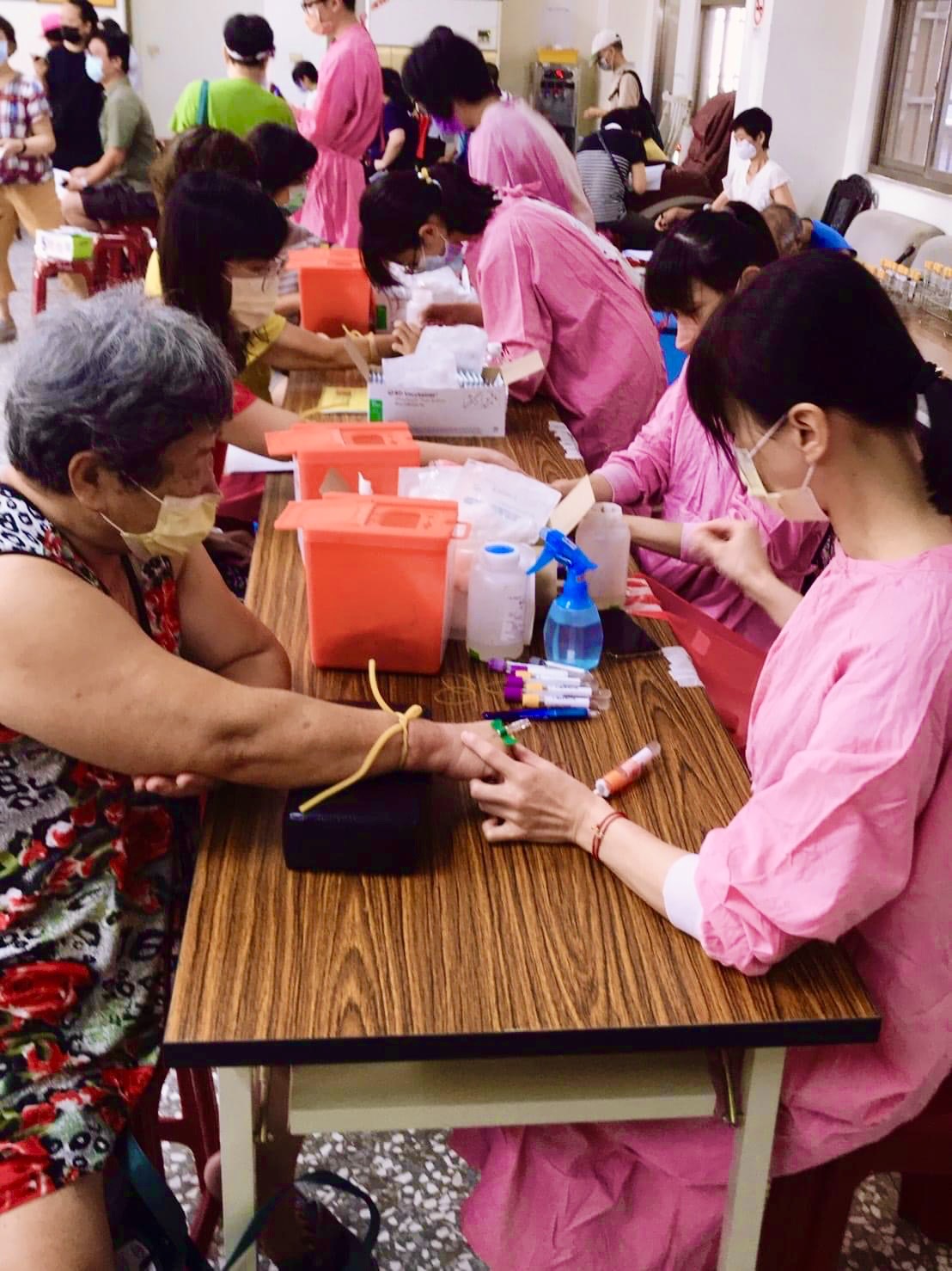 基隆市新西里舉辦免費健檢守護社區長者的身心健康