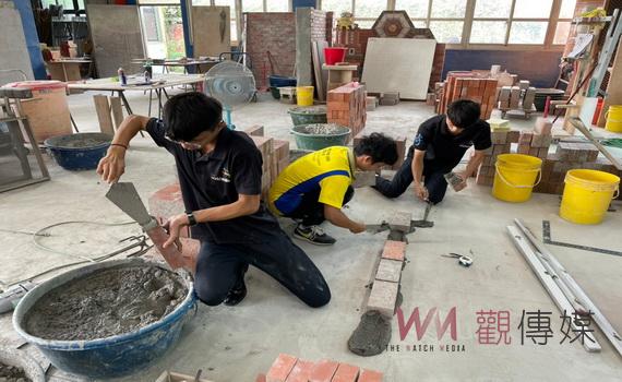 秀水高工參加全國技能競賽穿金戴銀 做土水也能保送北科大