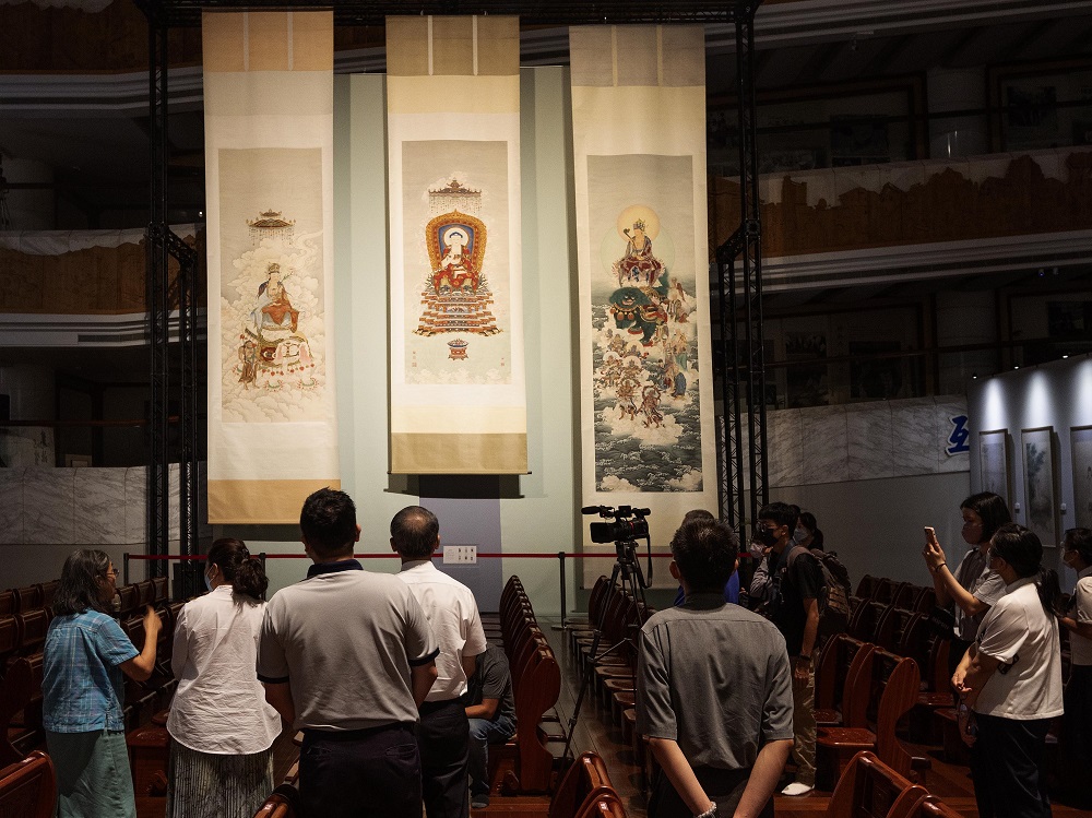 佛畫家慈悲喜捨作品展 夏荊山花蓮靜思堂結善緣淨人心 54 081A1947