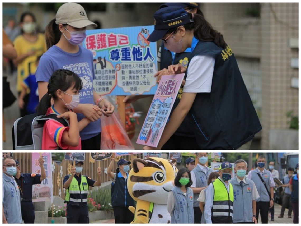 開學日!苗警齊守護 一同上學去