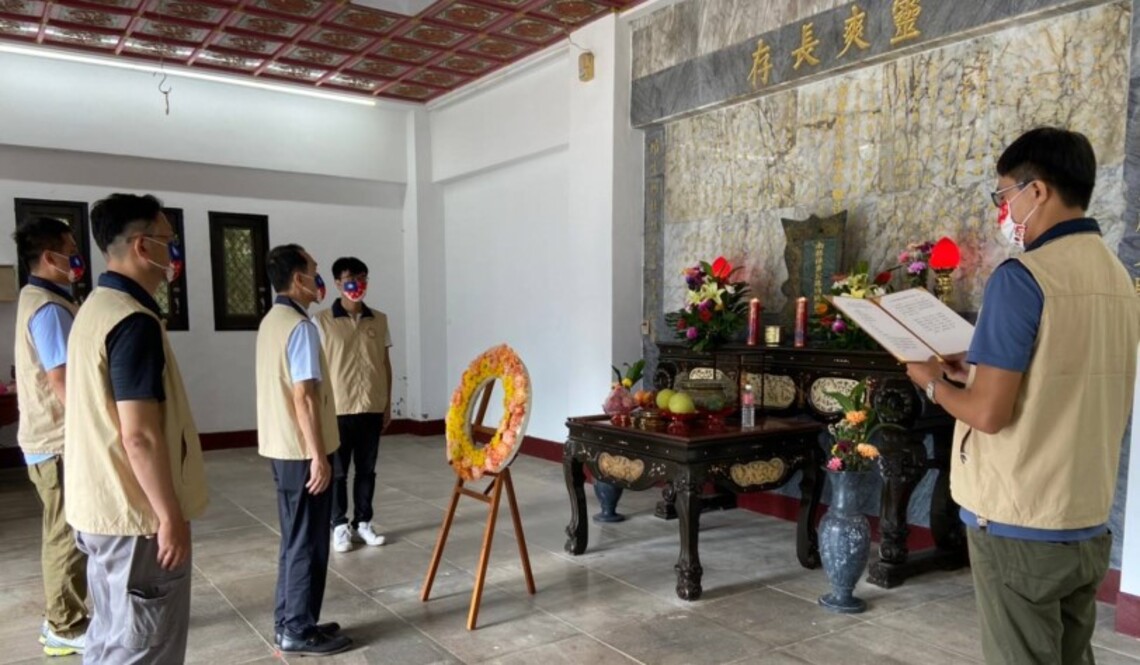 111年祭悼南橫公路殉職榮民秋季典禮 高市榮服處長林立才率隊祭悼