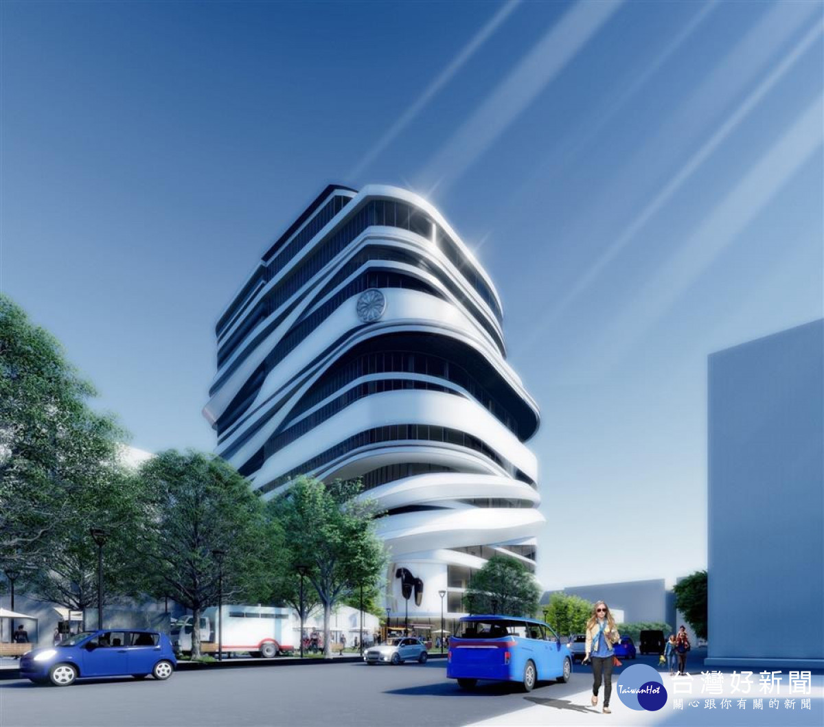彰化市第二停車場BOT案中友百貨(彰化店)用地點交。圖/彰化縣政府提供