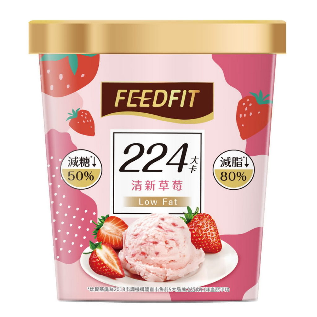 【FEEDFIT】輕享系冰淇淋(清新草莓),活動價85元