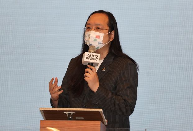 數位部長唐鳳快篩陽性確診。資料照片/林啟弘攝