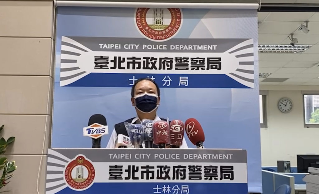 士林分局偵查隊副隊長林顏興說明案情