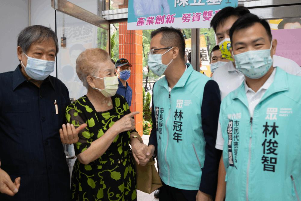 城市規劃師林冠年登記參選竹北市長 范振宗、柯媽媽到場加油 46 CDA8FBA1 CDE1 4052 AB25 8566514C77C4