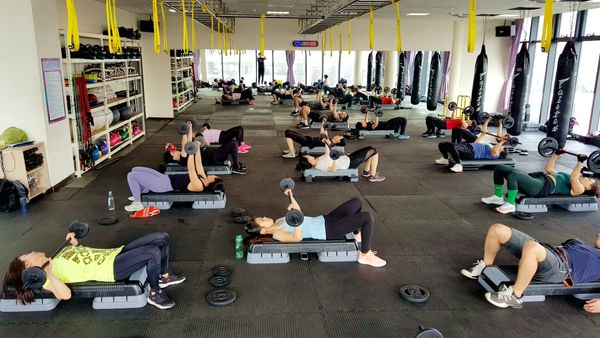 民眾上Body Pump槓鈴有氧(圖片來源:三重國民運動中心).jpg