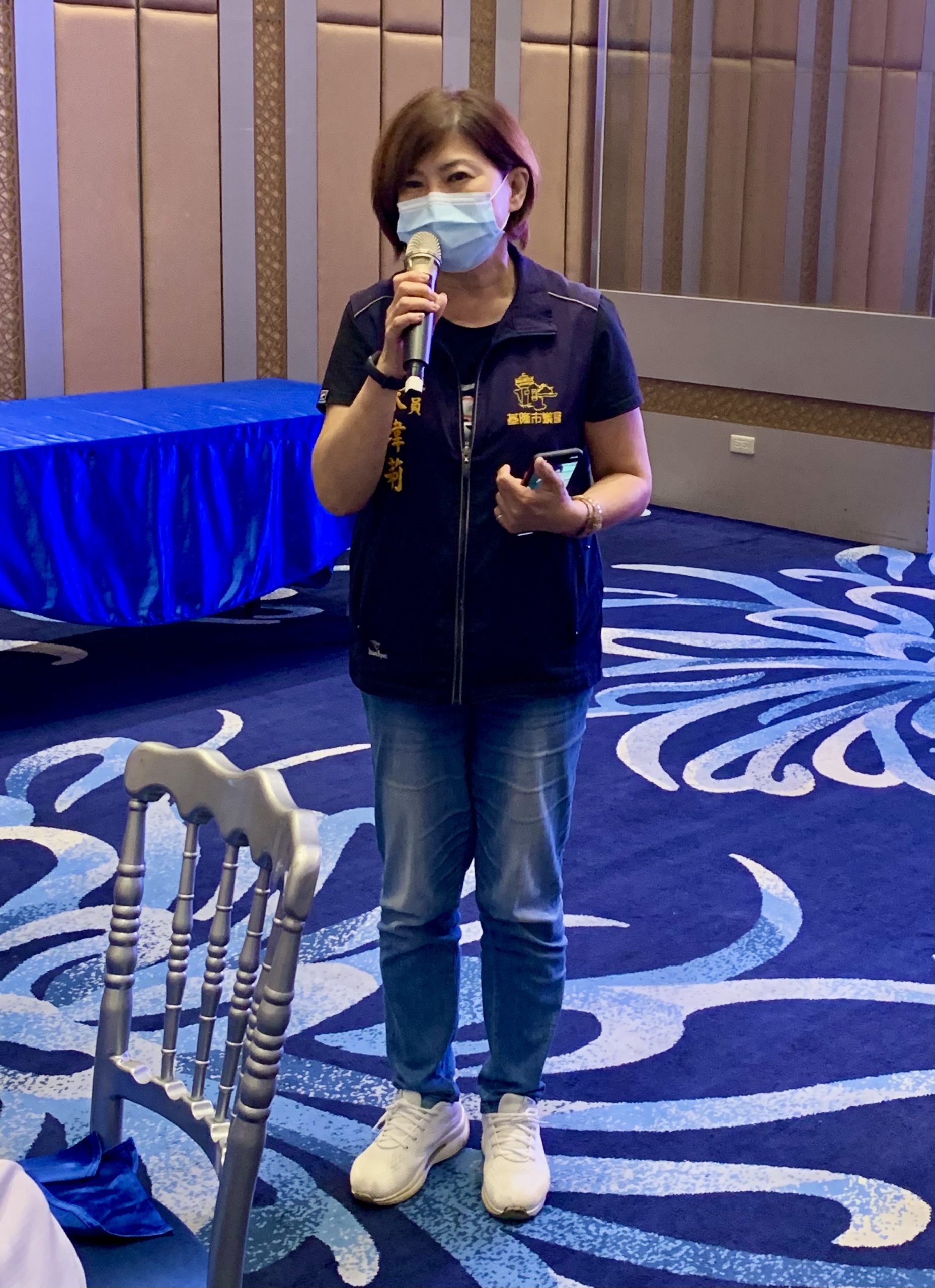 圖片說明:前任基隆巿議長暨現任議員宋瑋莉到場祝賀。(記者馬治薇攝)