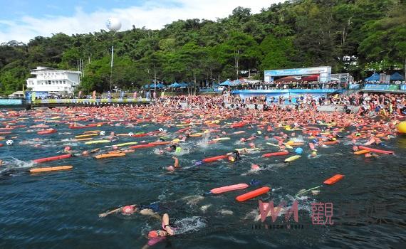天公作美2022日月潭公開水域游泳錦標賽及SUP立槳競速賽晴天登場